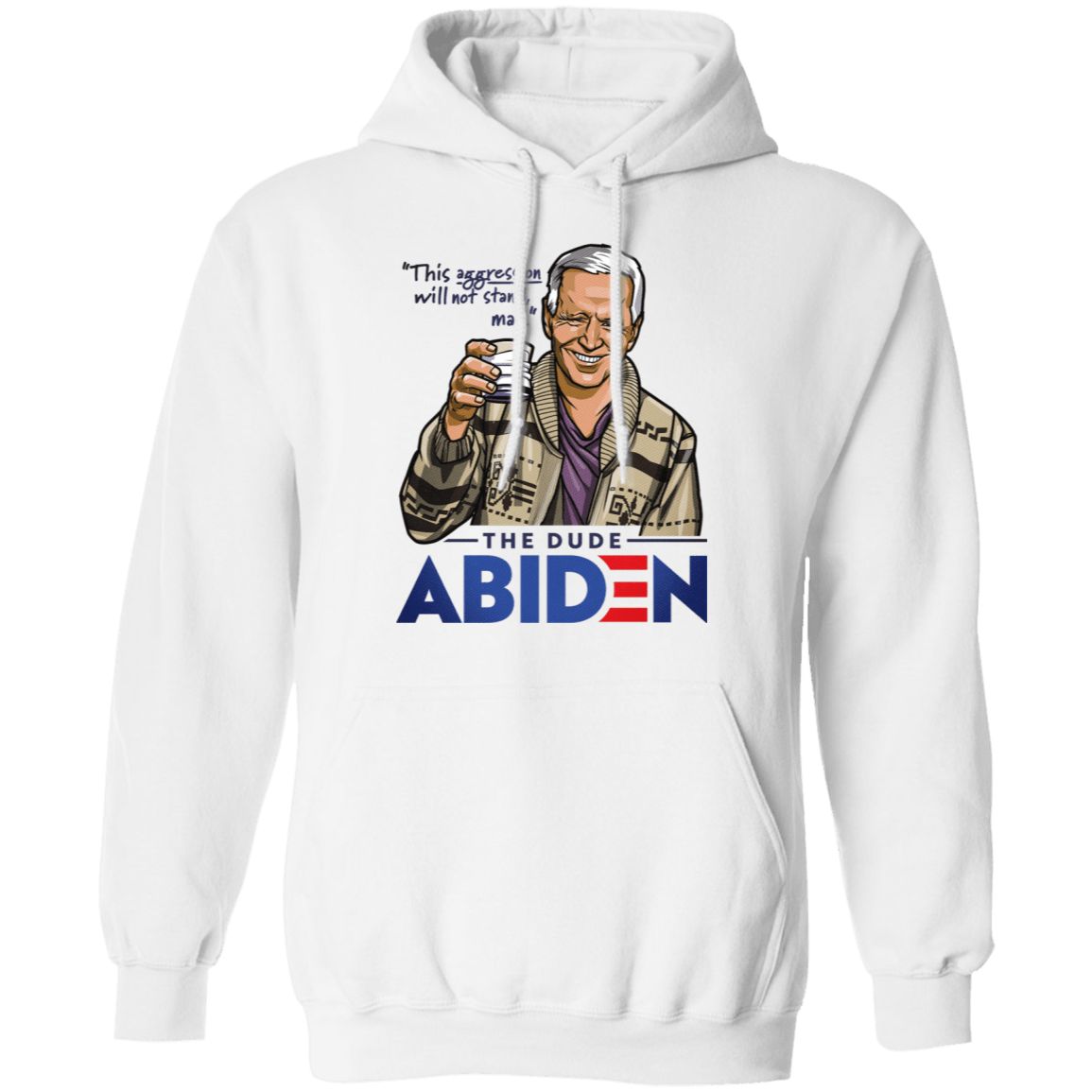 Sweatshirts White / S The Dude Abiden Pullover Hoodie