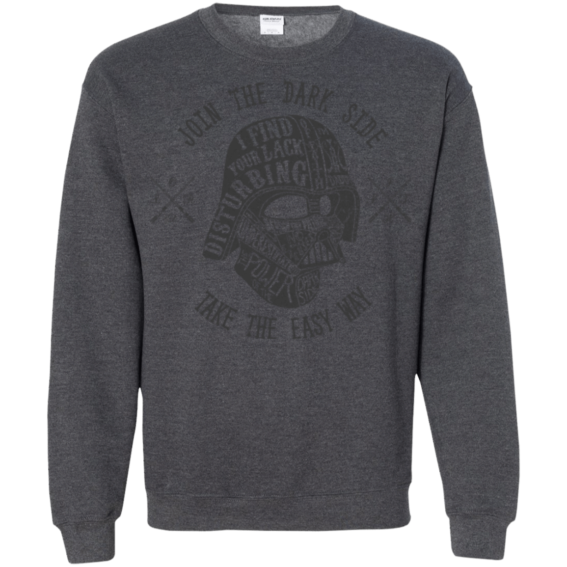 Sweatshirts Dark Heather / S The Easy Way Crewneck Sweatshirt