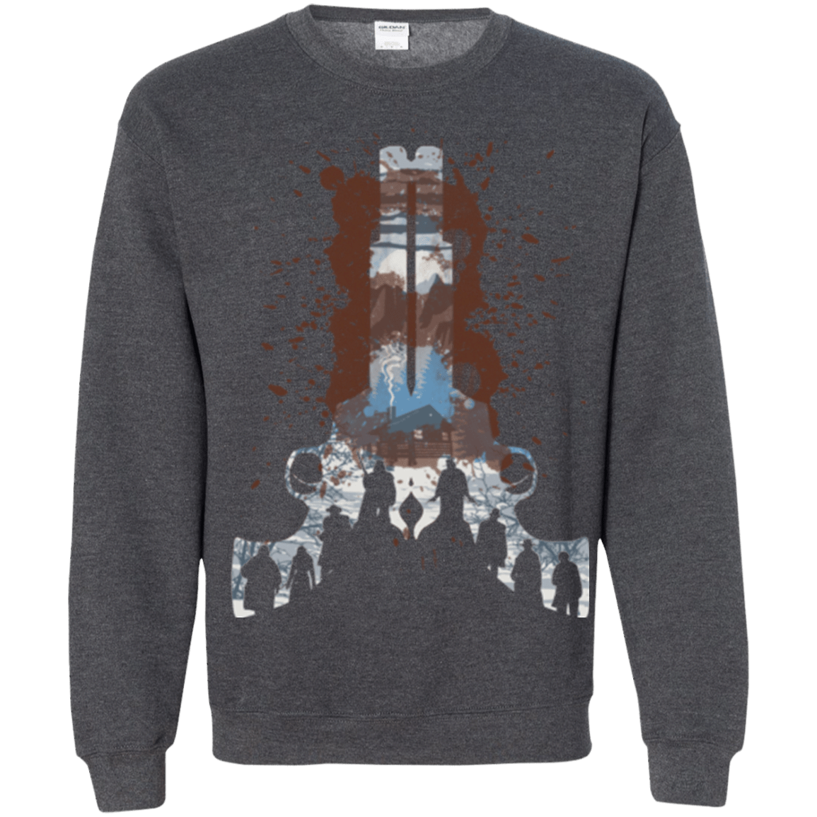 Sweatshirts Dark Heather / Small The Eight Crewneck Sweatshirt