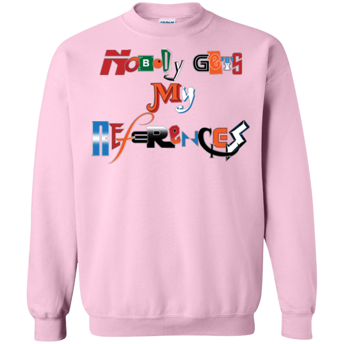 Sweatshirts Light Pink / Small The Enigma of a Fan Crewneck Sweatshirt