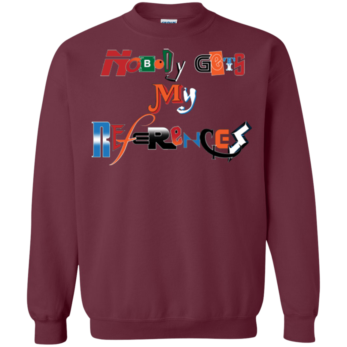 Sweatshirts Maroon / Small The Enigma of a Fan Crewneck Sweatshirt