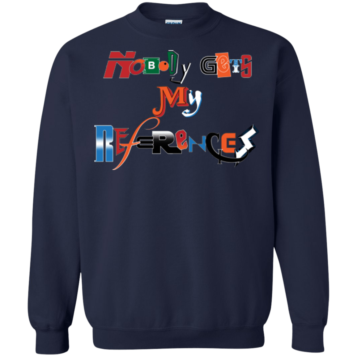 Sweatshirts Navy / Small The Enigma of a Fan Crewneck Sweatshirt