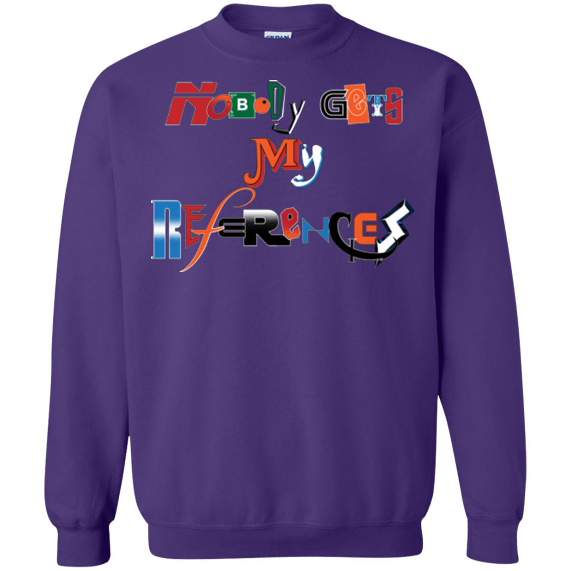 Sweatshirts Purple / Small The Enigma of a Fan Crewneck Sweatshirt