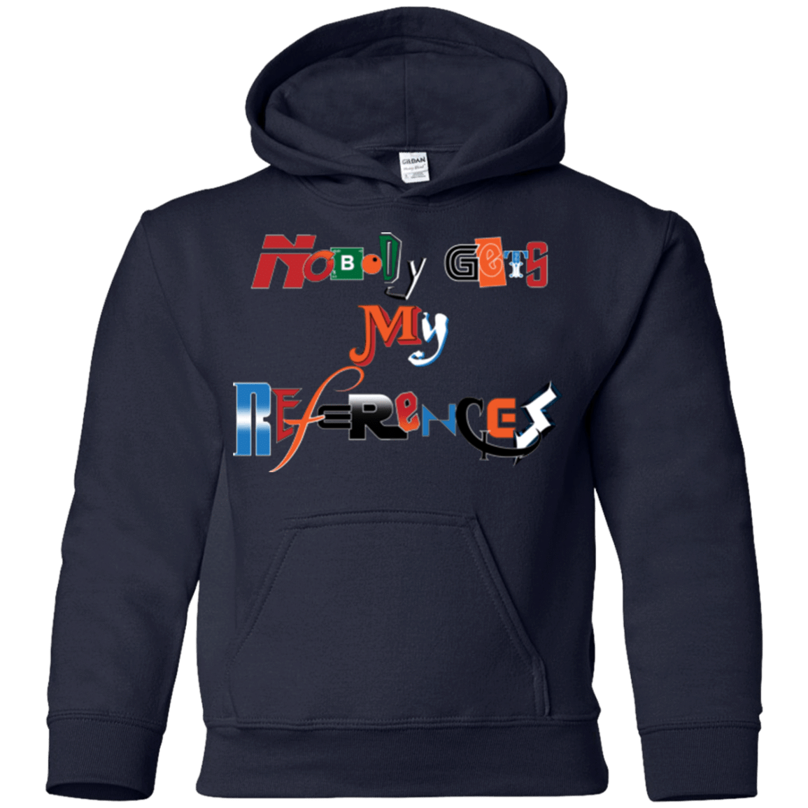 Sweatshirts Navy / YS The Enigma of a Fan Youth Hoodie