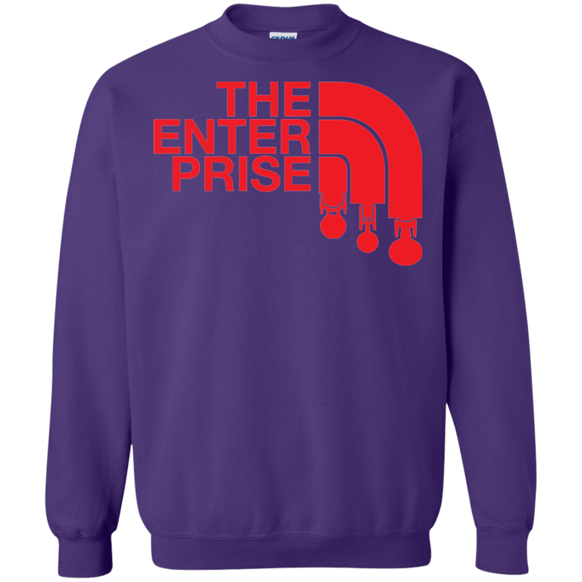 Sweatshirts Purple / Small The Enterprise Crewneck Sweatshirt