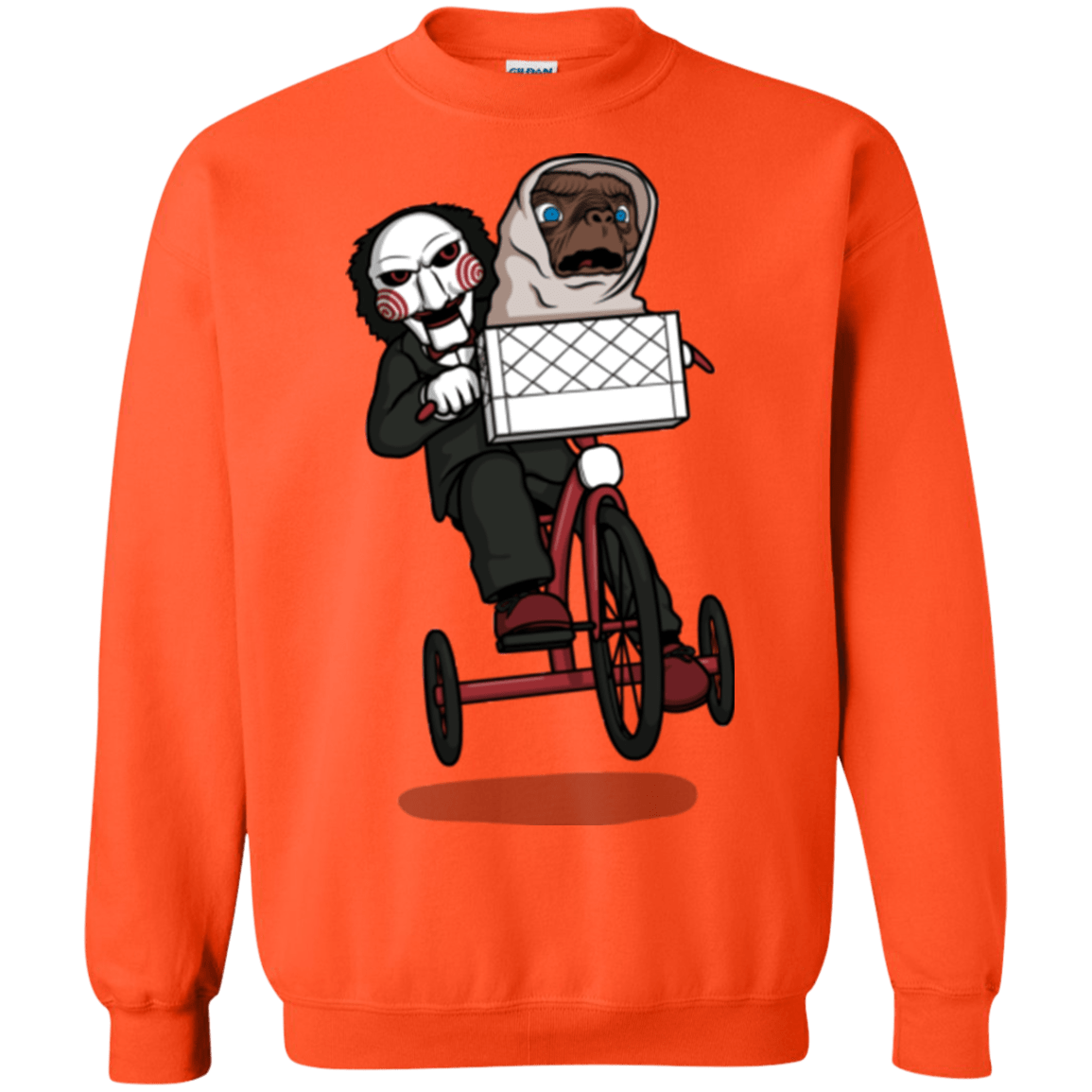Sweatshirts Orange / Small The Extra Terrifying Crewneck Sweatshirt
