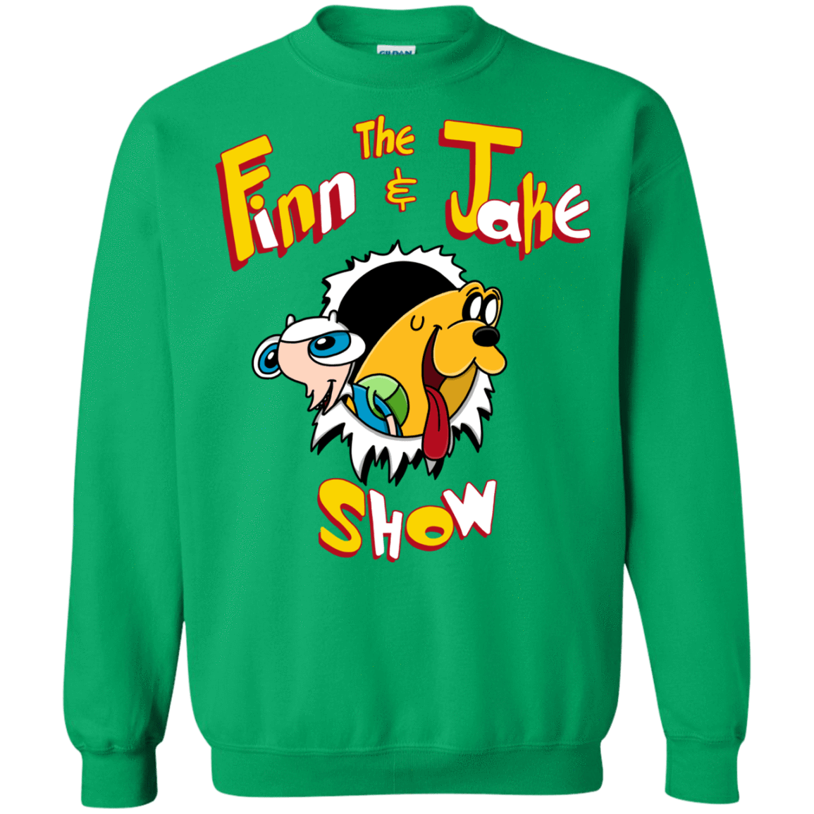 Sweatshirts Irish Green / S The Finn and Jake Show Crewneck Sweatshirt