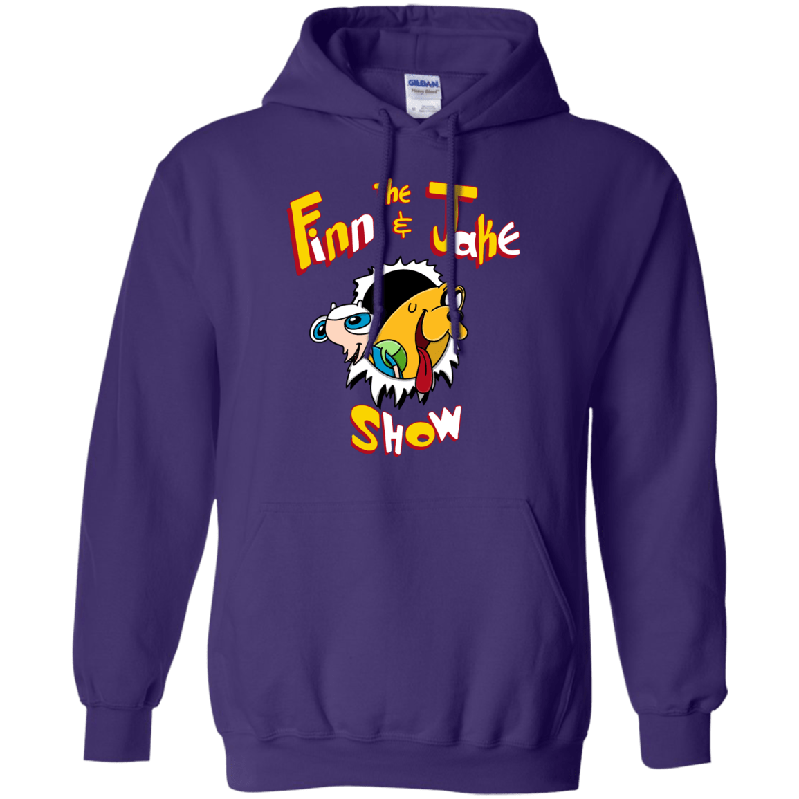 Sweatshirts Purple / S The Finn and Jake Show Pullover Hoodie