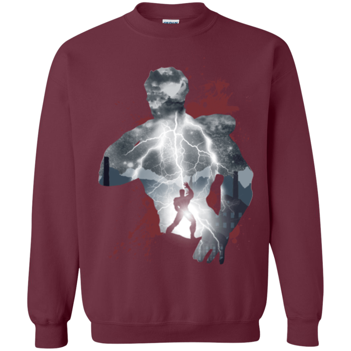 Sweatshirts Maroon / Small The Fist Crewneck Sweatshirt