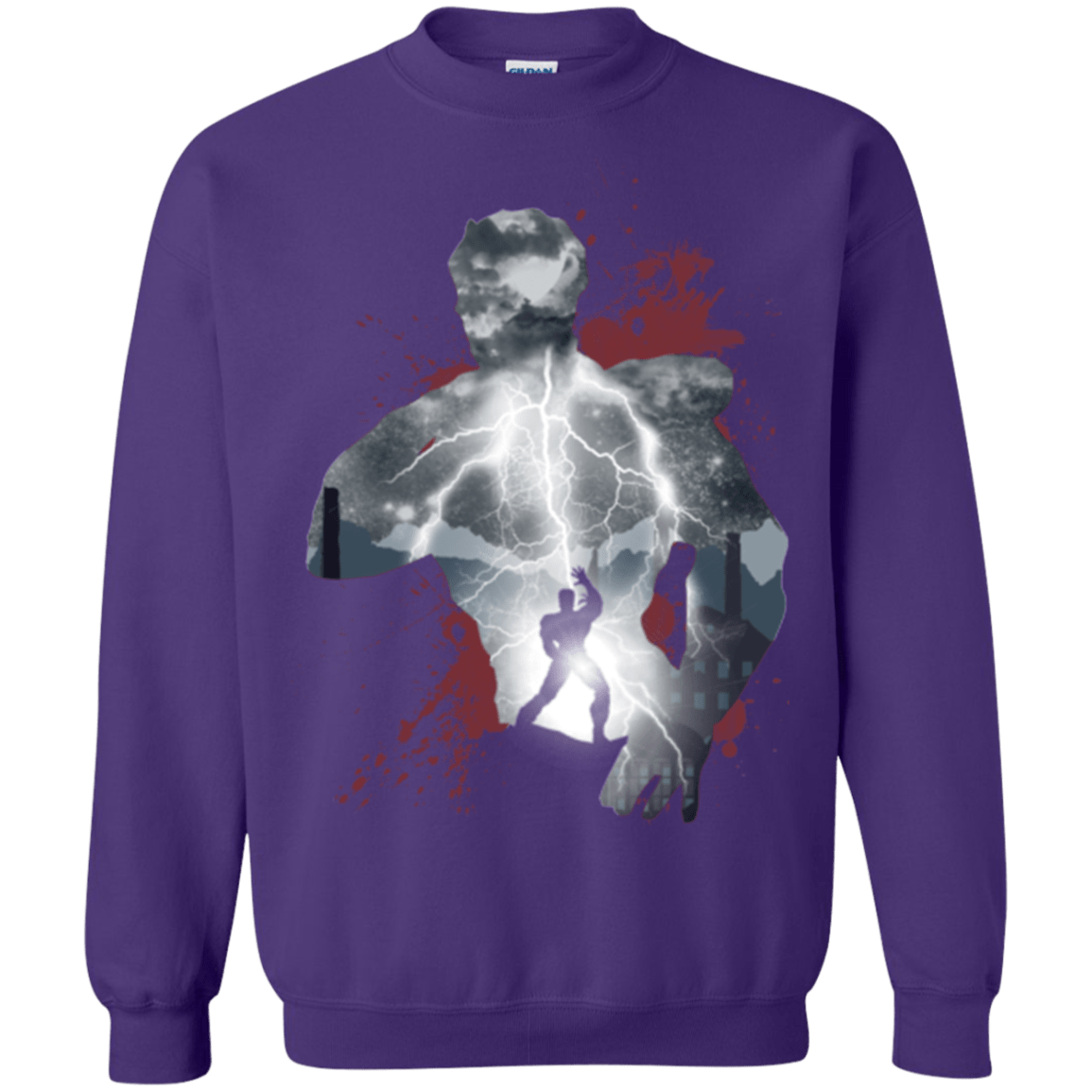 Sweatshirts Purple / Small The Fist Crewneck Sweatshirt