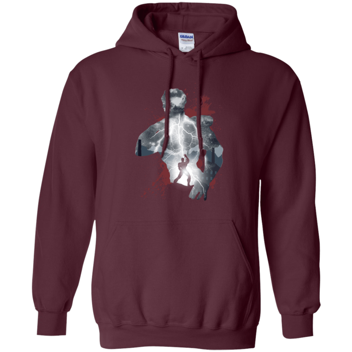 Sweatshirts Maroon / Small The Fist Pullover Hoodie