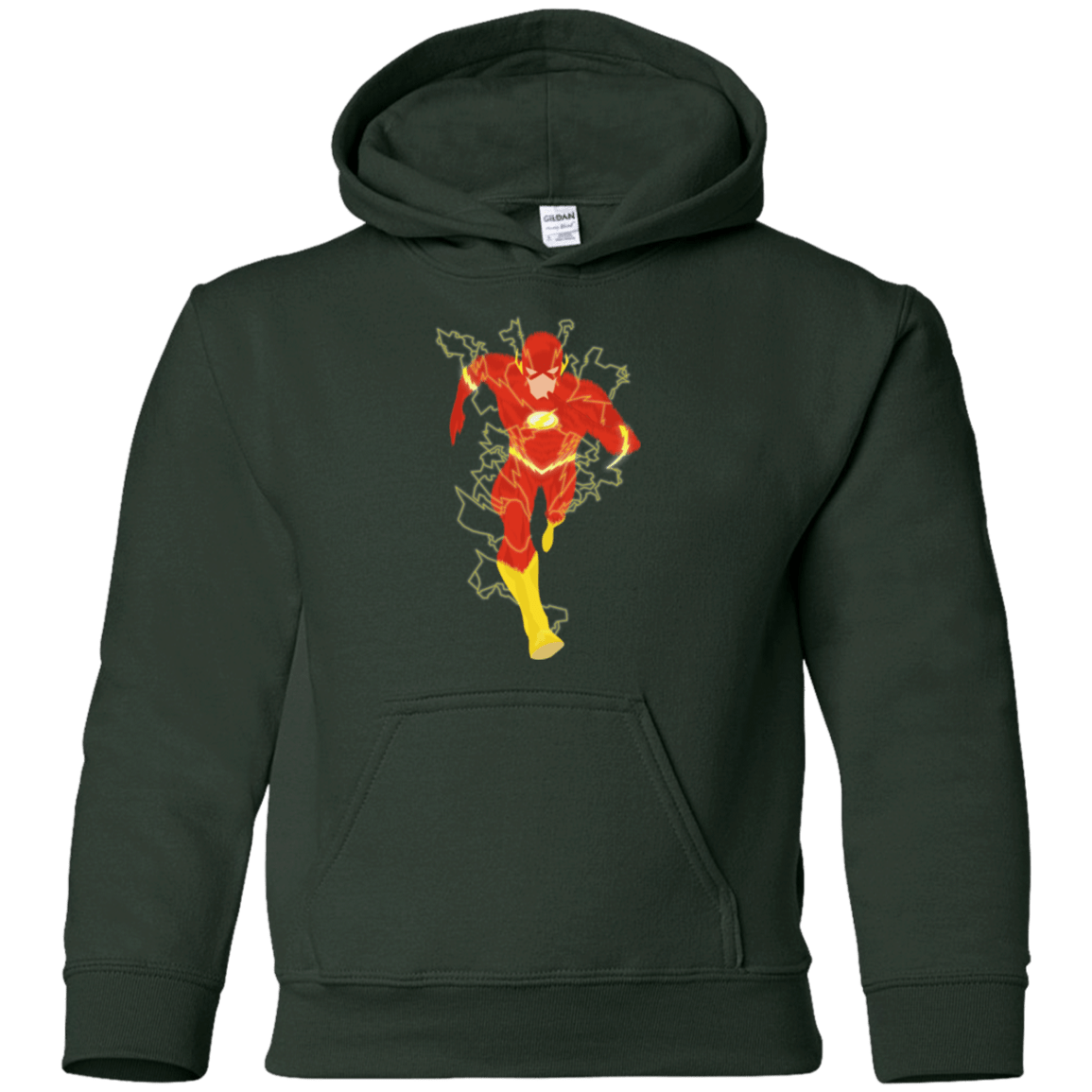 Sweatshirts Forest Green / YS The Flash Youth Hoodie