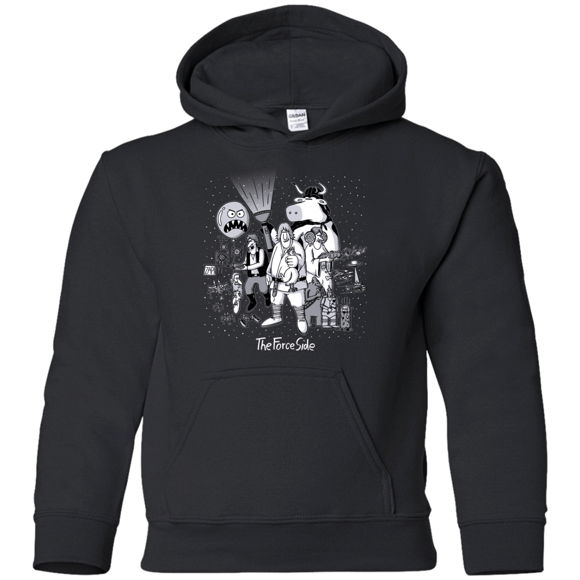 Sweatshirts Black / YS The Force Side Youth Hoodie