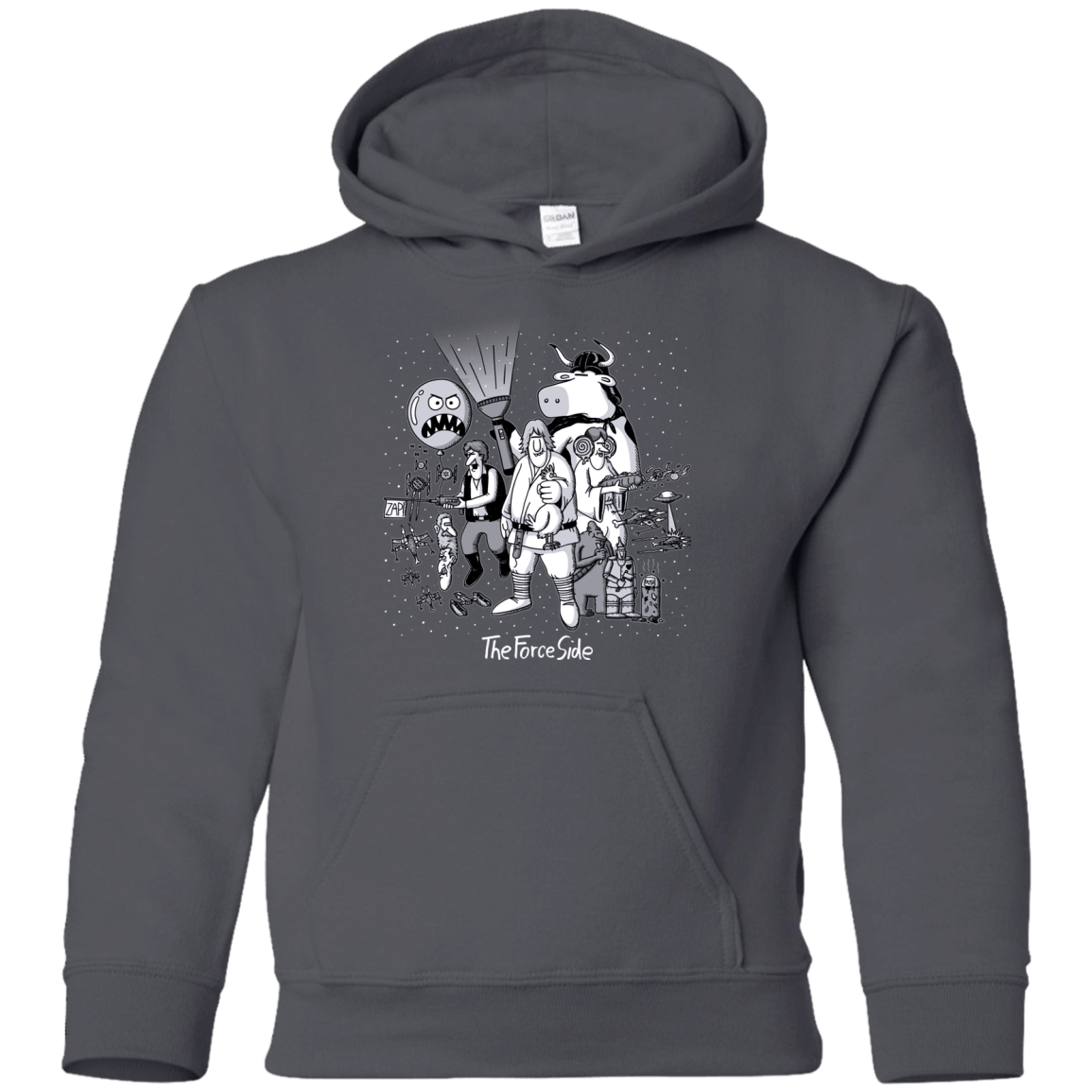 Sweatshirts Charcoal / YS The Force Side Youth Hoodie