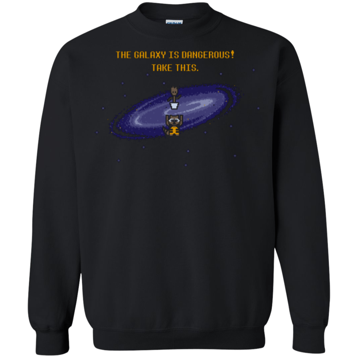 Sweatshirts Black / Small The Galaxy is Dangerous Crewneck Sweatshirt