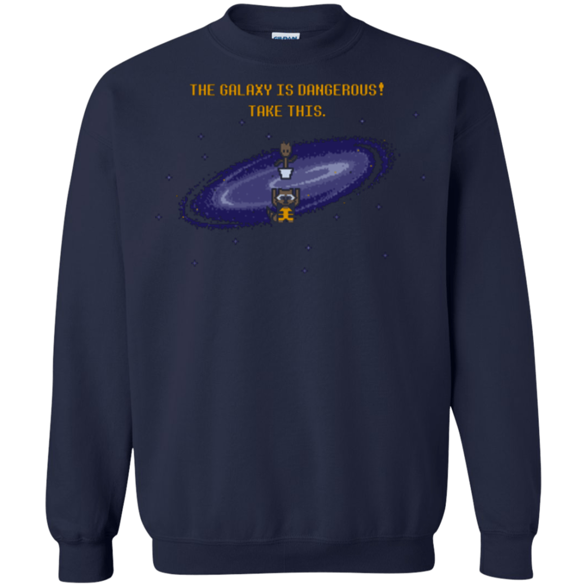 Sweatshirts Navy / Small The Galaxy is Dangerous Crewneck Sweatshirt