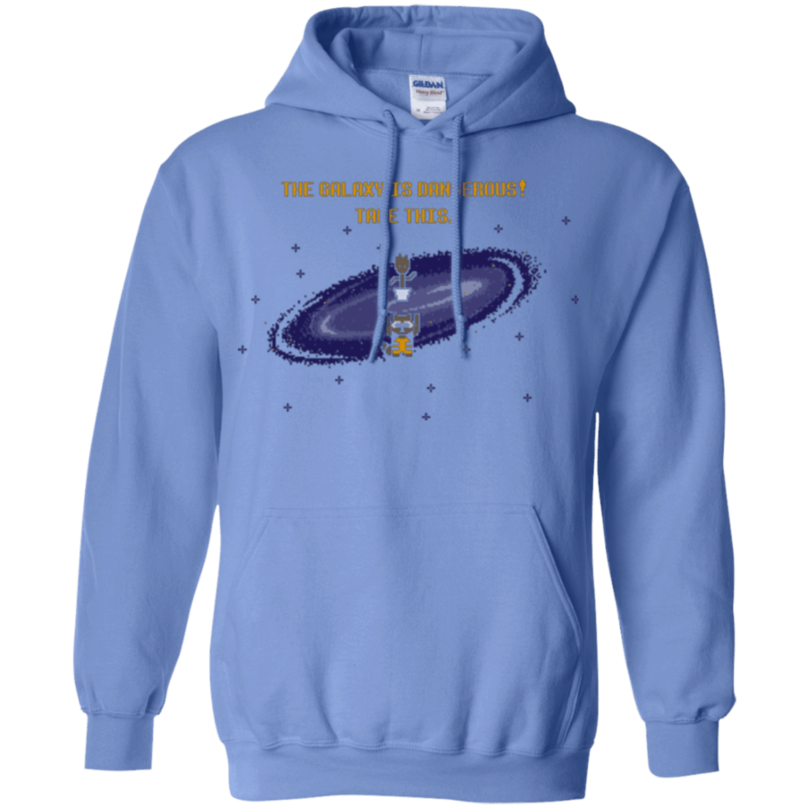 Sweatshirts Carolina Blue / Small The Galaxy is Dangerous Pullover Hoodie