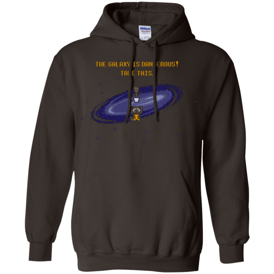 Sweatshirts Dark Chocolate / Small The Galaxy is Dangerous Pullover Hoodie