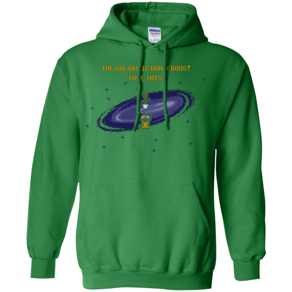 Sweatshirts Irish Green / Small The Galaxy is Dangerous Pullover Hoodie
