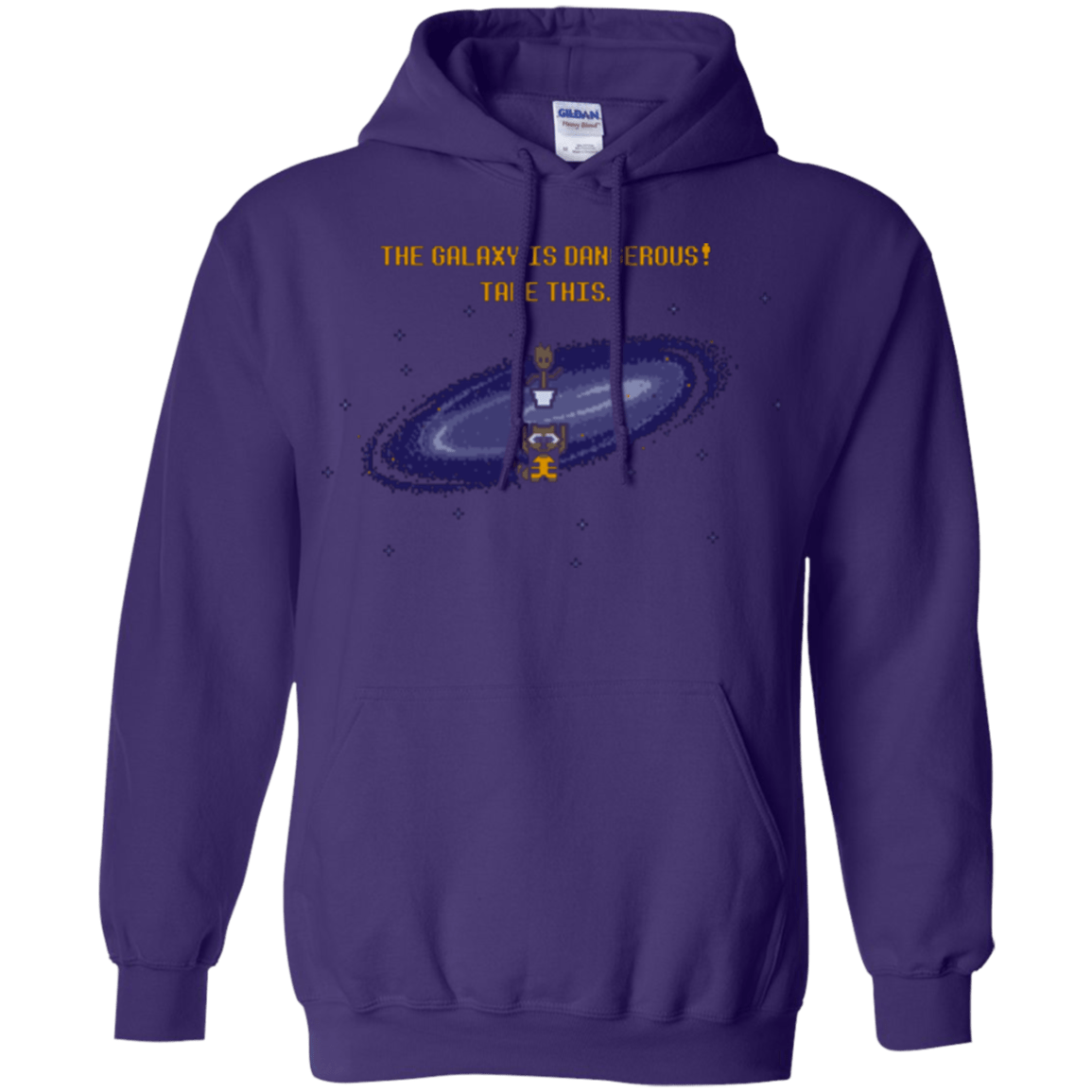 Sweatshirts Purple / Small The Galaxy is Dangerous Pullover Hoodie