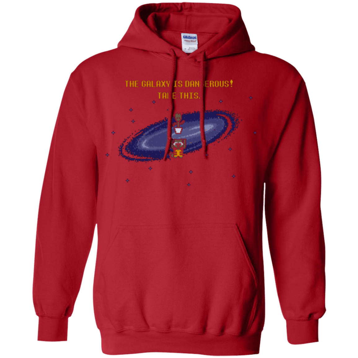 Sweatshirts Red / Small The Galaxy is Dangerous Pullover Hoodie