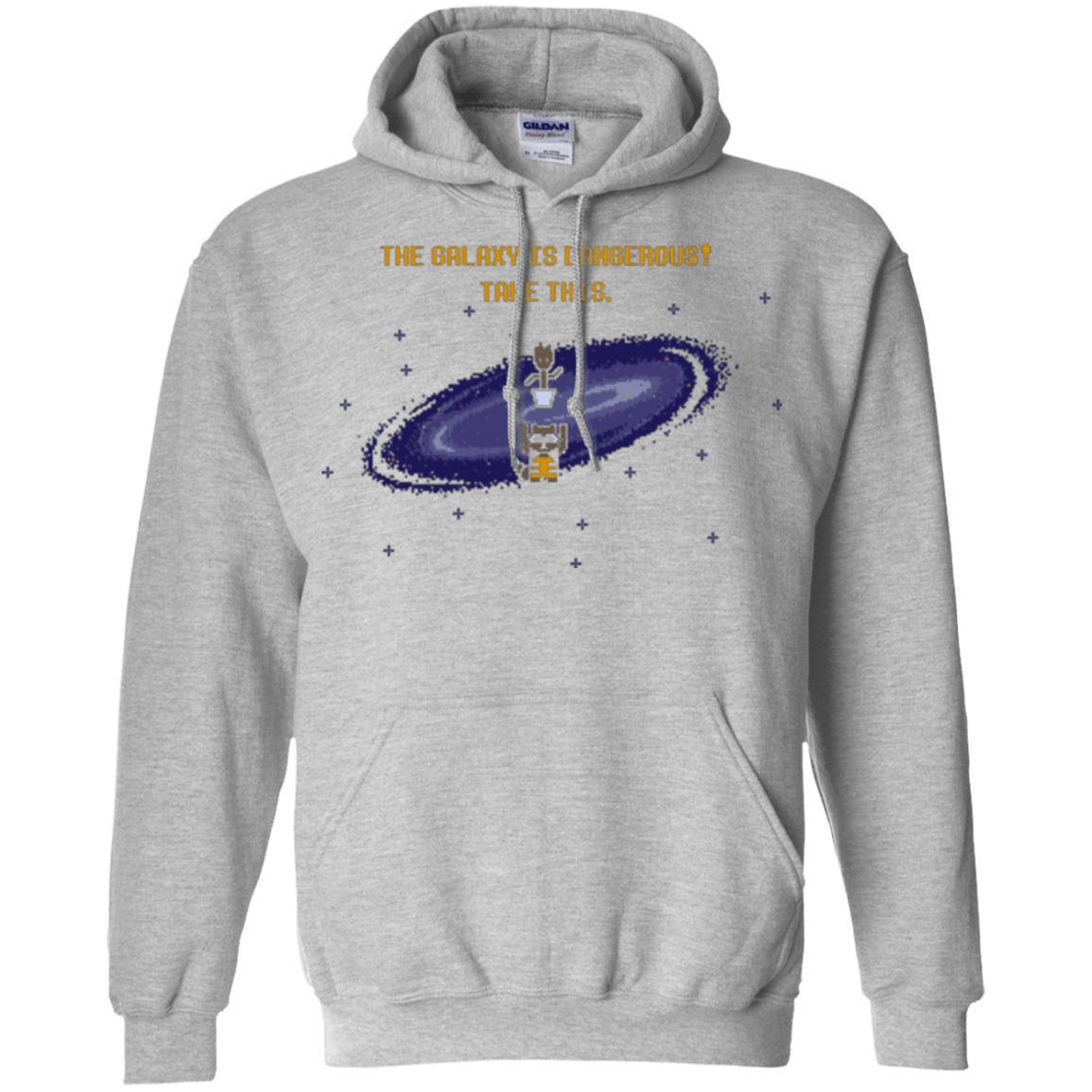 Sweatshirts Sport Grey / Small The Galaxy is Dangerous Pullover Hoodie