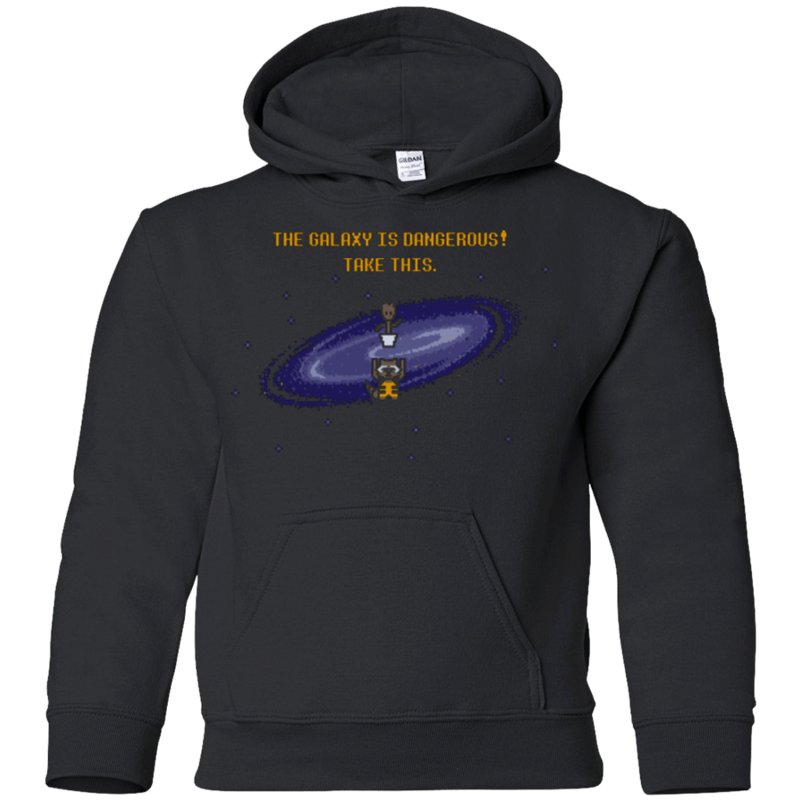 Sweatshirts Black / YS The Galaxy is Dangerous Youth Hoodie