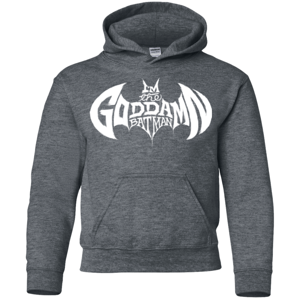 Sweatshirts Dark Heather / YS The GD BM Youth Hoodie