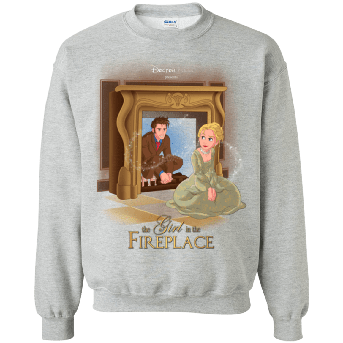 Sweatshirts Sport Grey / Small The Girl In The Fireplace Crewneck Sweatshirt