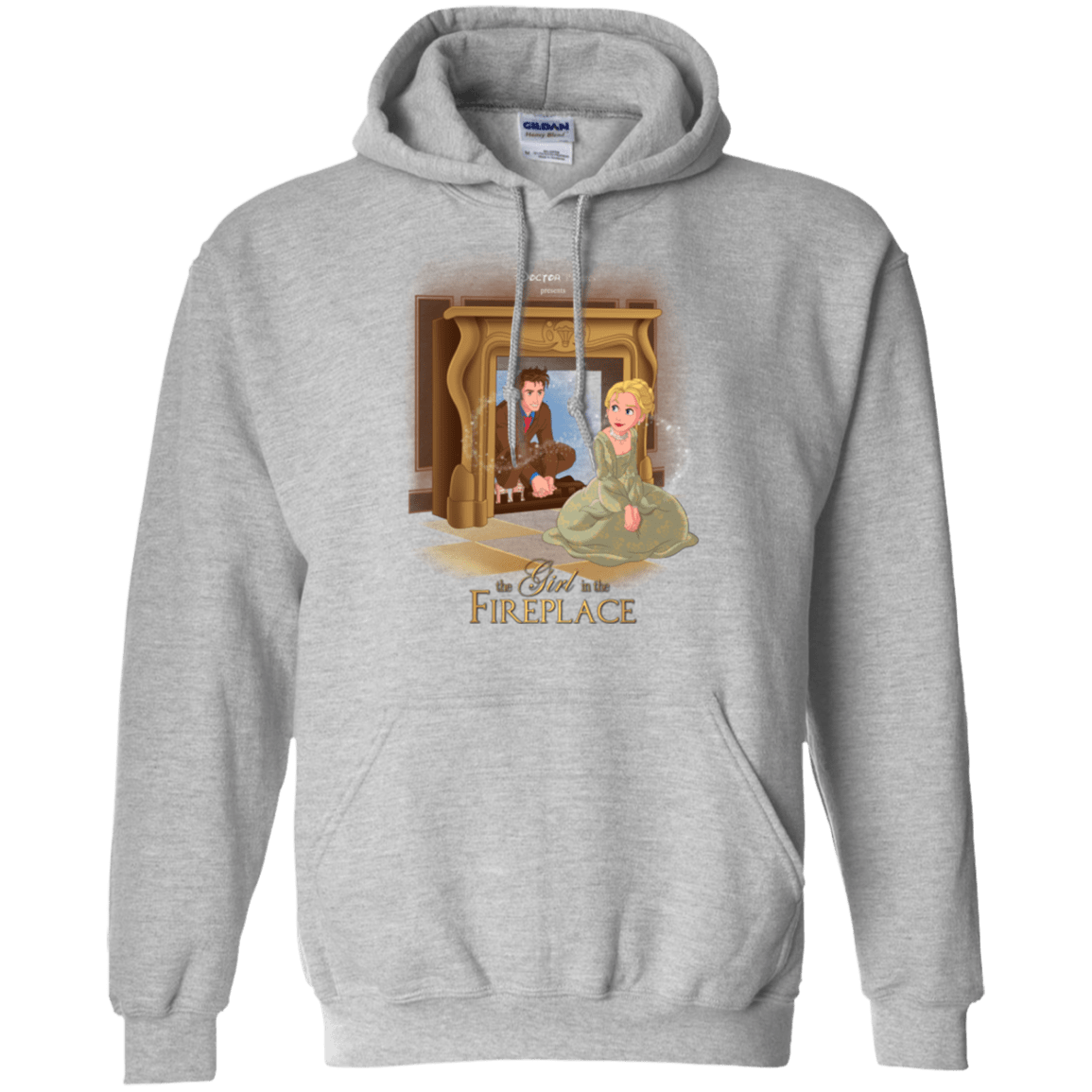 Sweatshirts Sport Grey / Small The Girl In The Fireplace Pullover Hoodie