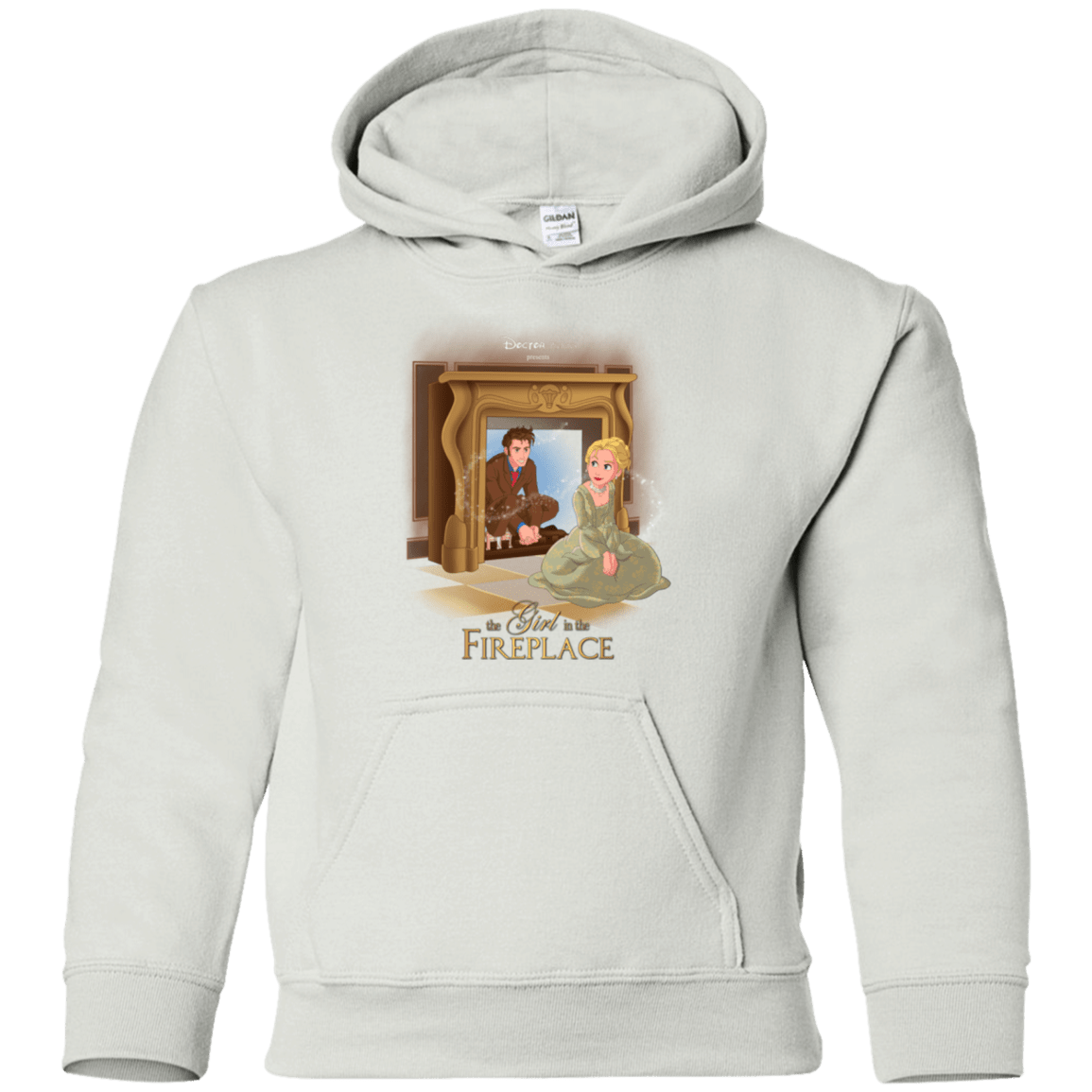 Sweatshirts White / YS The Girl In The Fireplace Youth Hoodie