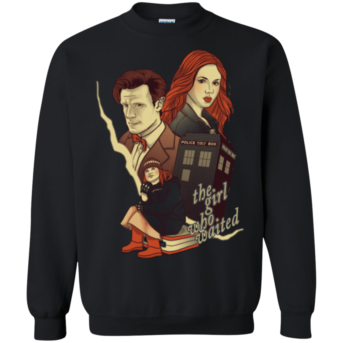 Sweatshirts Black / Small The Girl who waited Crewneck Sweatshirt