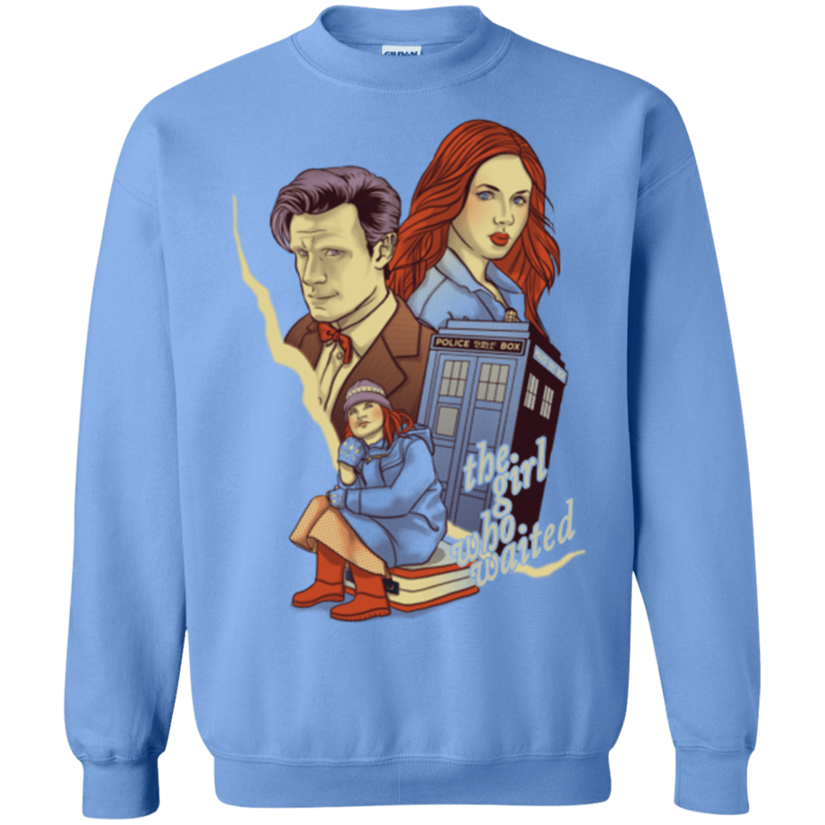 Sweatshirts Carolina Blue / Small The Girl who waited Crewneck Sweatshirt