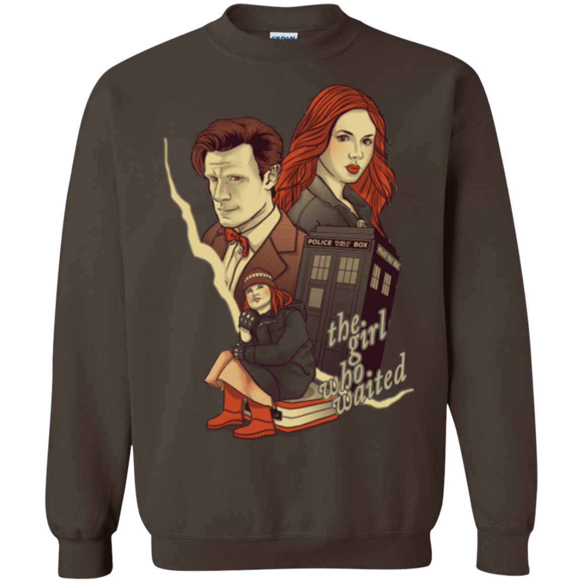 Sweatshirts Dark Chocolate / Small The Girl who waited Crewneck Sweatshirt