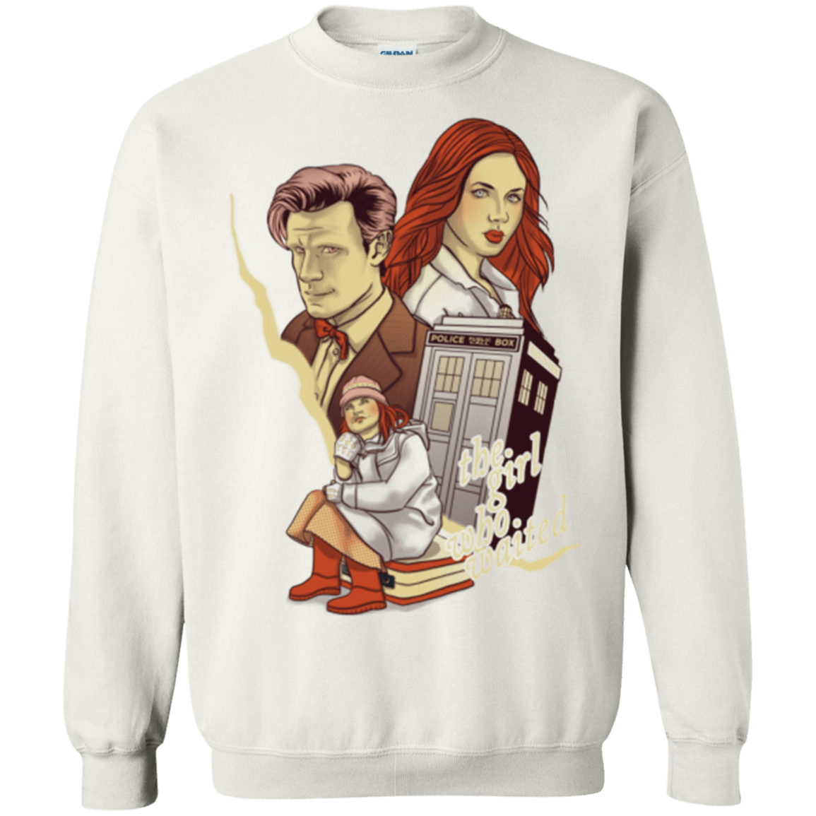 Sweatshirts White / Small The Girl who waited Crewneck Sweatshirt