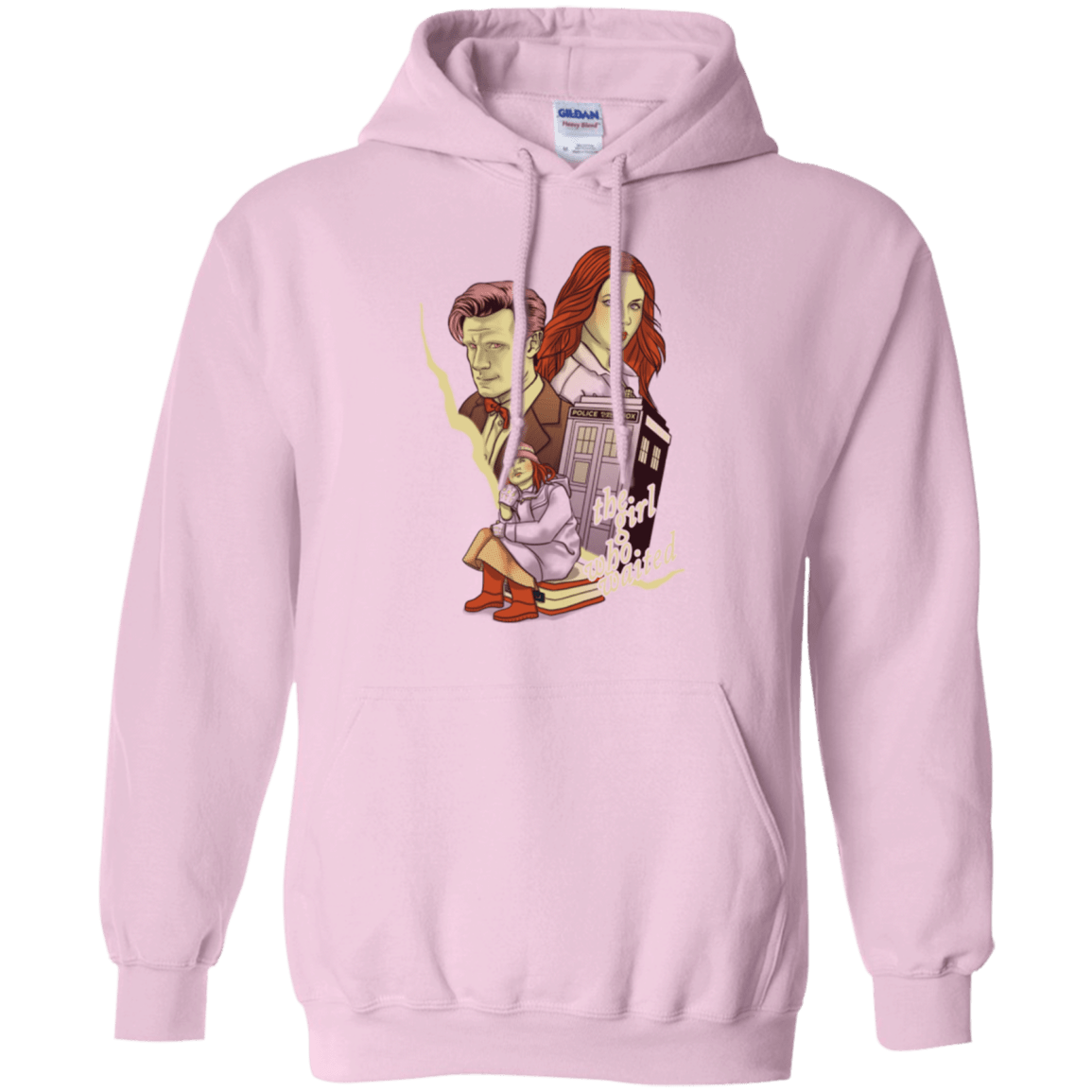 Sweatshirts Light Pink / Small The Girl who waited Pullover Hoodie