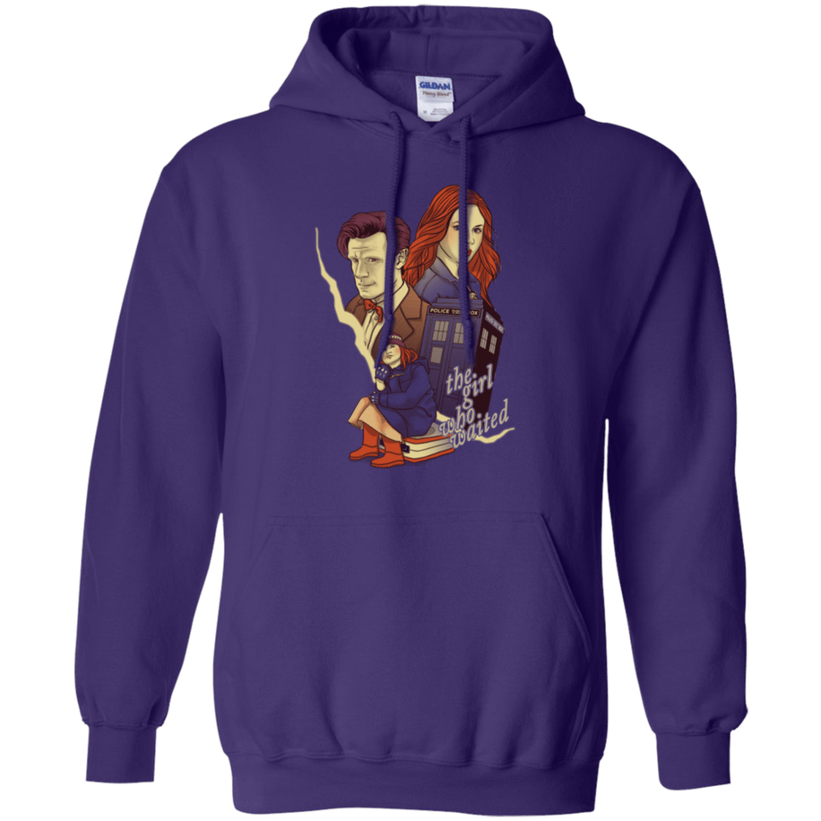 Sweatshirts Purple / Small The Girl who waited Pullover Hoodie