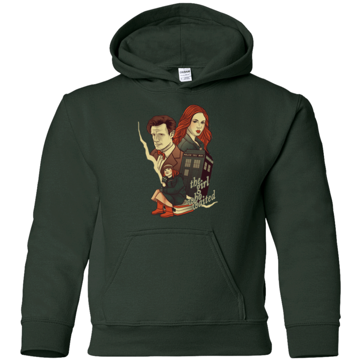 Sweatshirts Forest Green / YS The Girl who waited Youth Hoodie