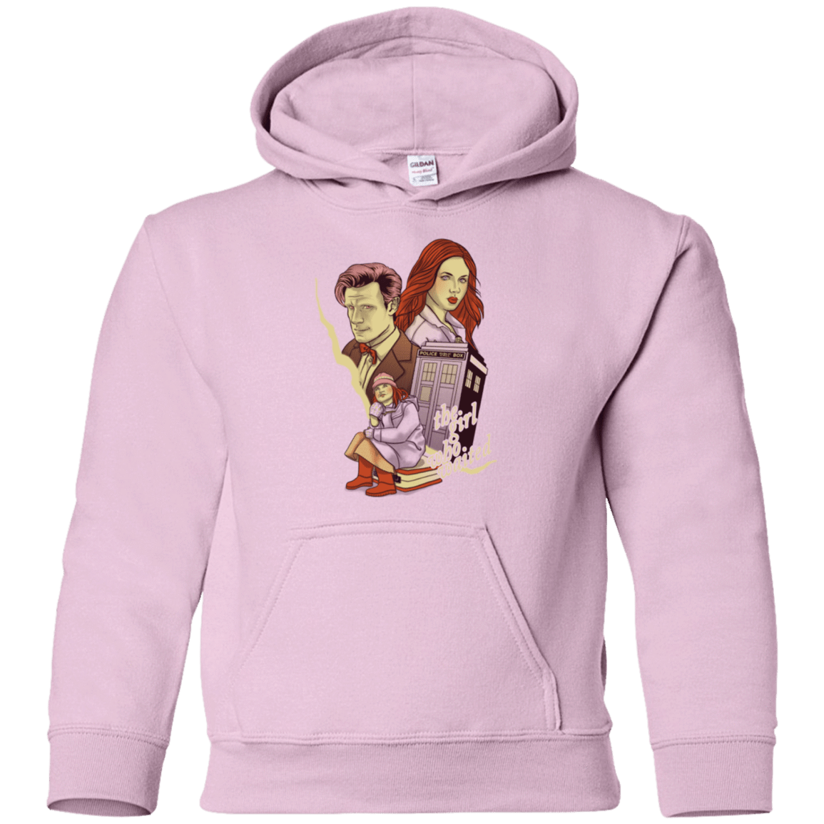 Sweatshirts Light Pink / YS The Girl who waited Youth Hoodie
