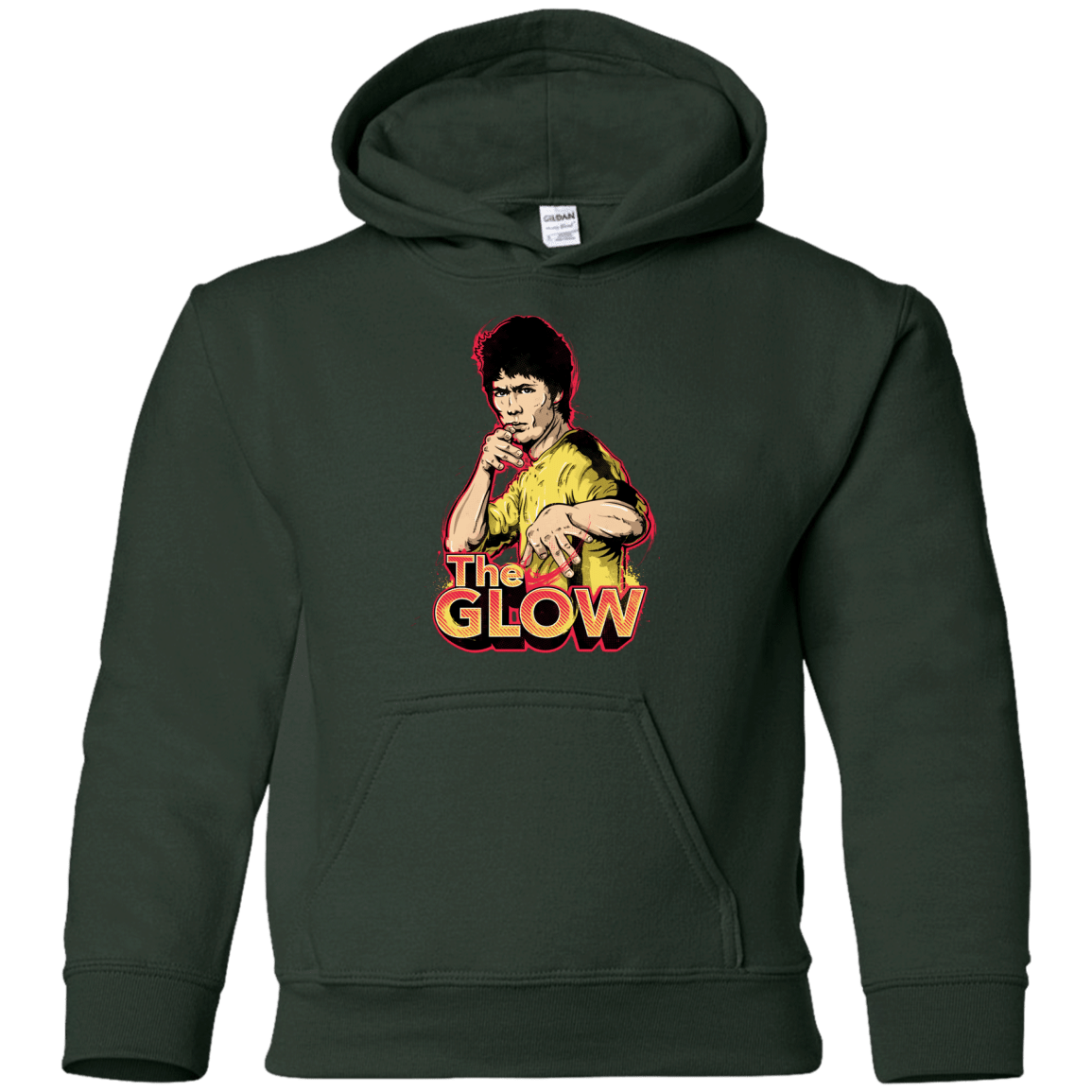 Sweatshirts Forest Green / YS The Glow Youth Hoodie