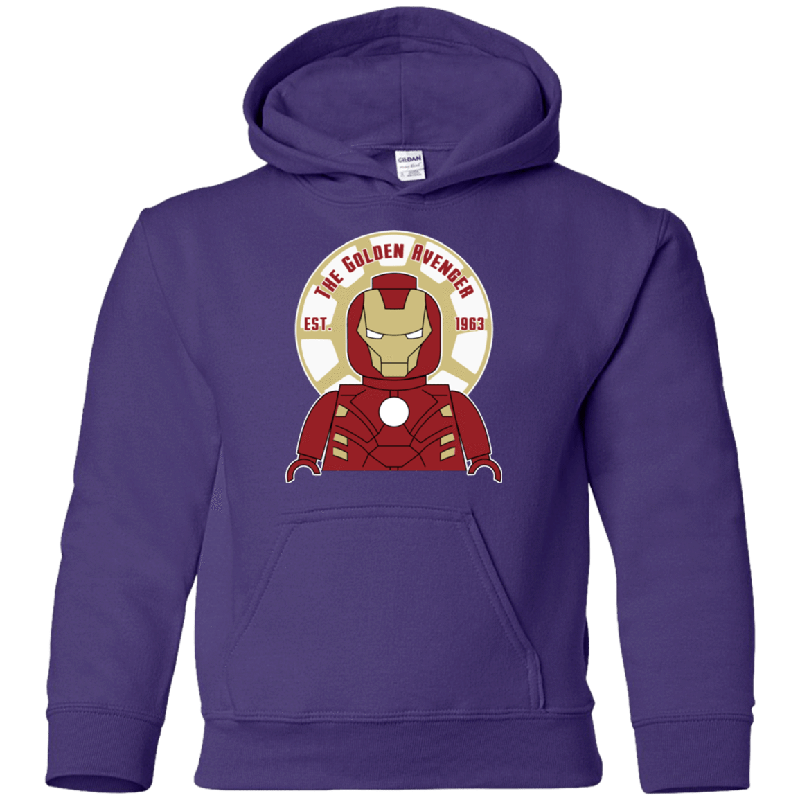 Sweatshirts Purple / YS The Golden Avenger Youth Hoodie
