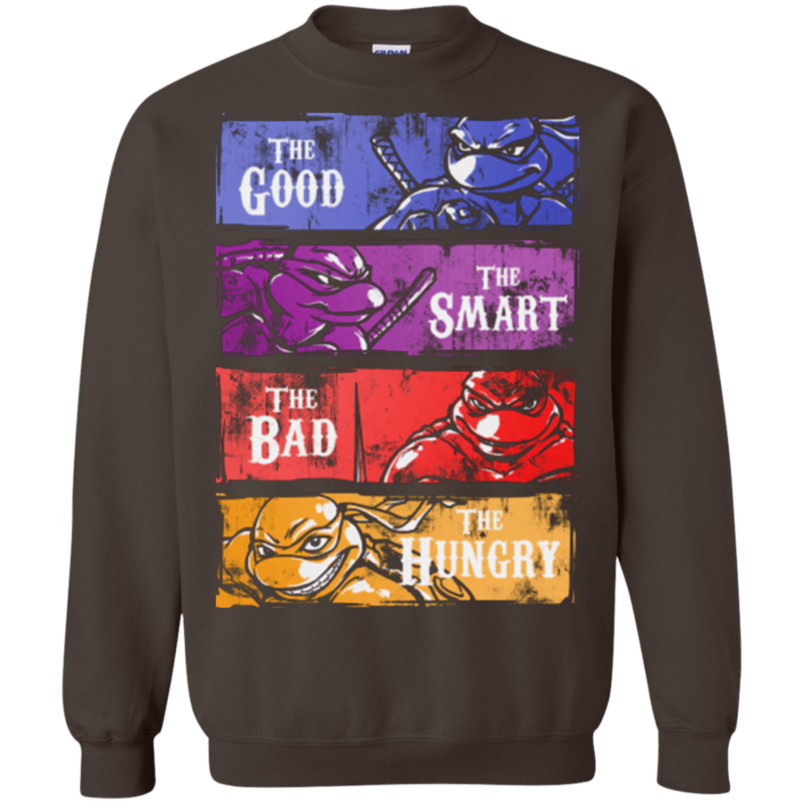 Sweatshirts Dark Chocolate / Small The Good, Bad, Smart and Hungry Crewneck Sweatshirt