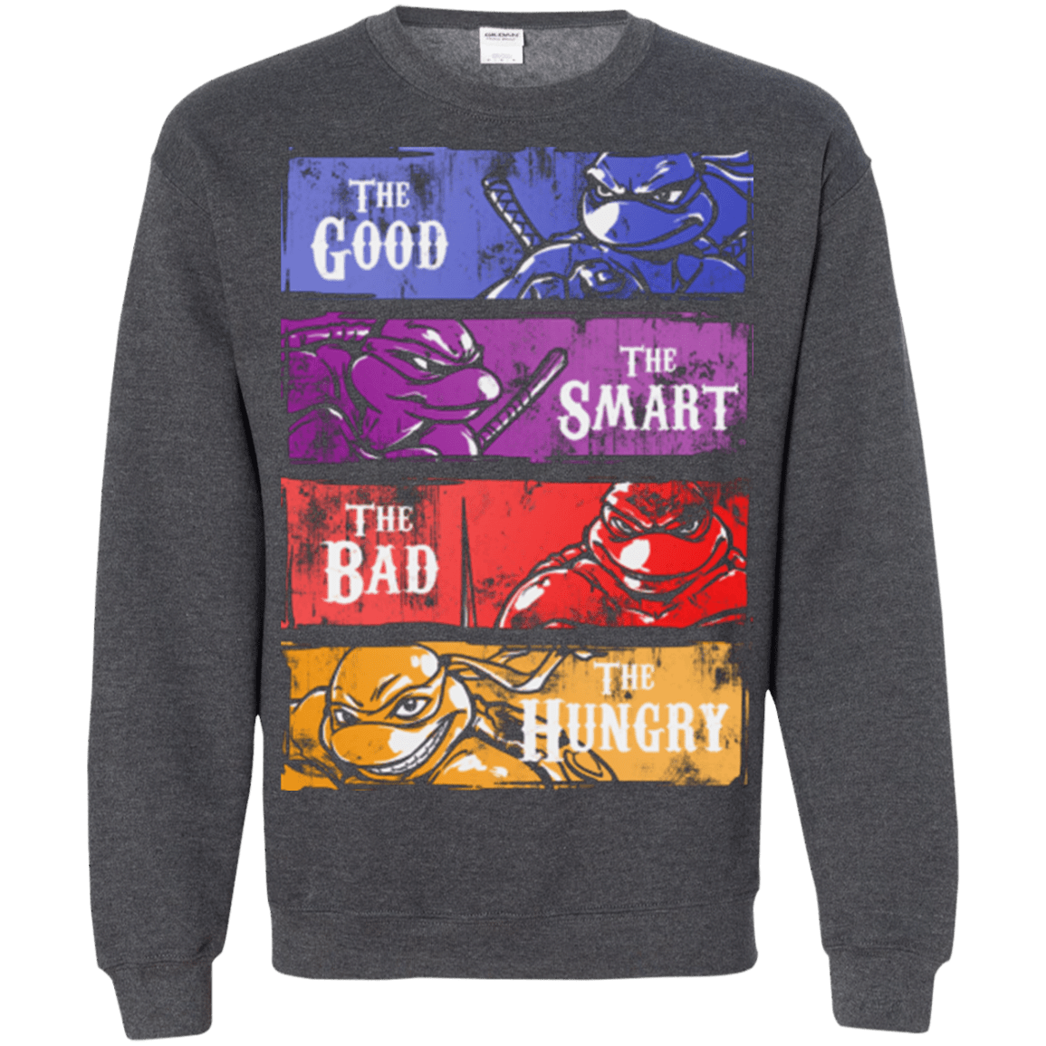 Sweatshirts Dark Heather / Small The Good, Bad, Smart and Hungry Crewneck Sweatshirt