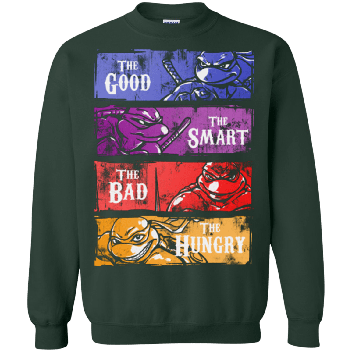 Sweatshirts Forest Green / Small The Good, Bad, Smart and Hungry Crewneck Sweatshirt