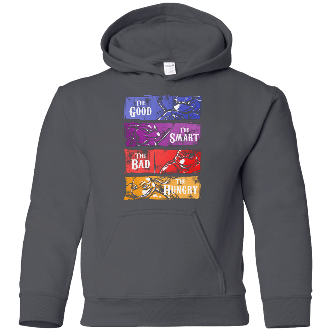 Sweatshirts Charcoal / YS The Good, Bad, Smart and Hungry Youth Hoodie