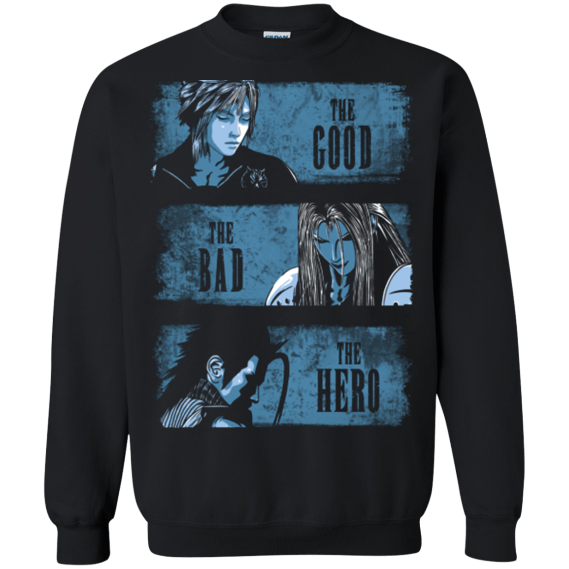 Sweatshirts Black / Small The Good the Bad and the Hero Crewneck Sweatshirt