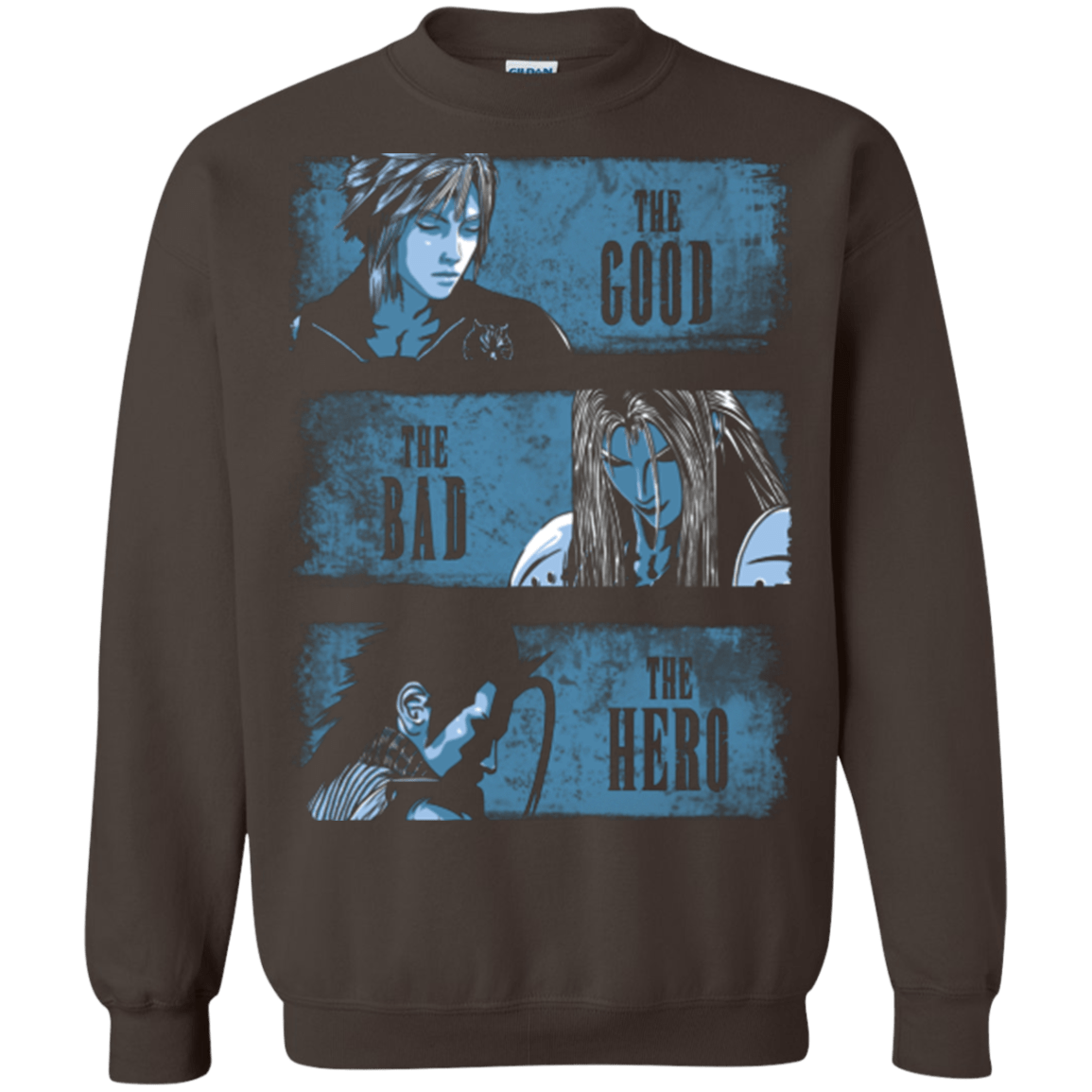 Sweatshirts Dark Chocolate / Small The Good the Bad and the Hero Crewneck Sweatshirt