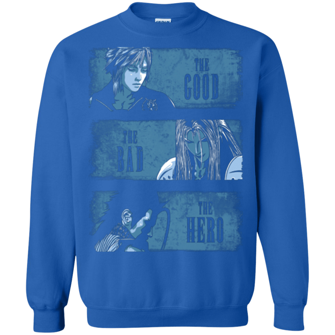 Sweatshirts Royal / Small The Good the Bad and the Hero Crewneck Sweatshirt