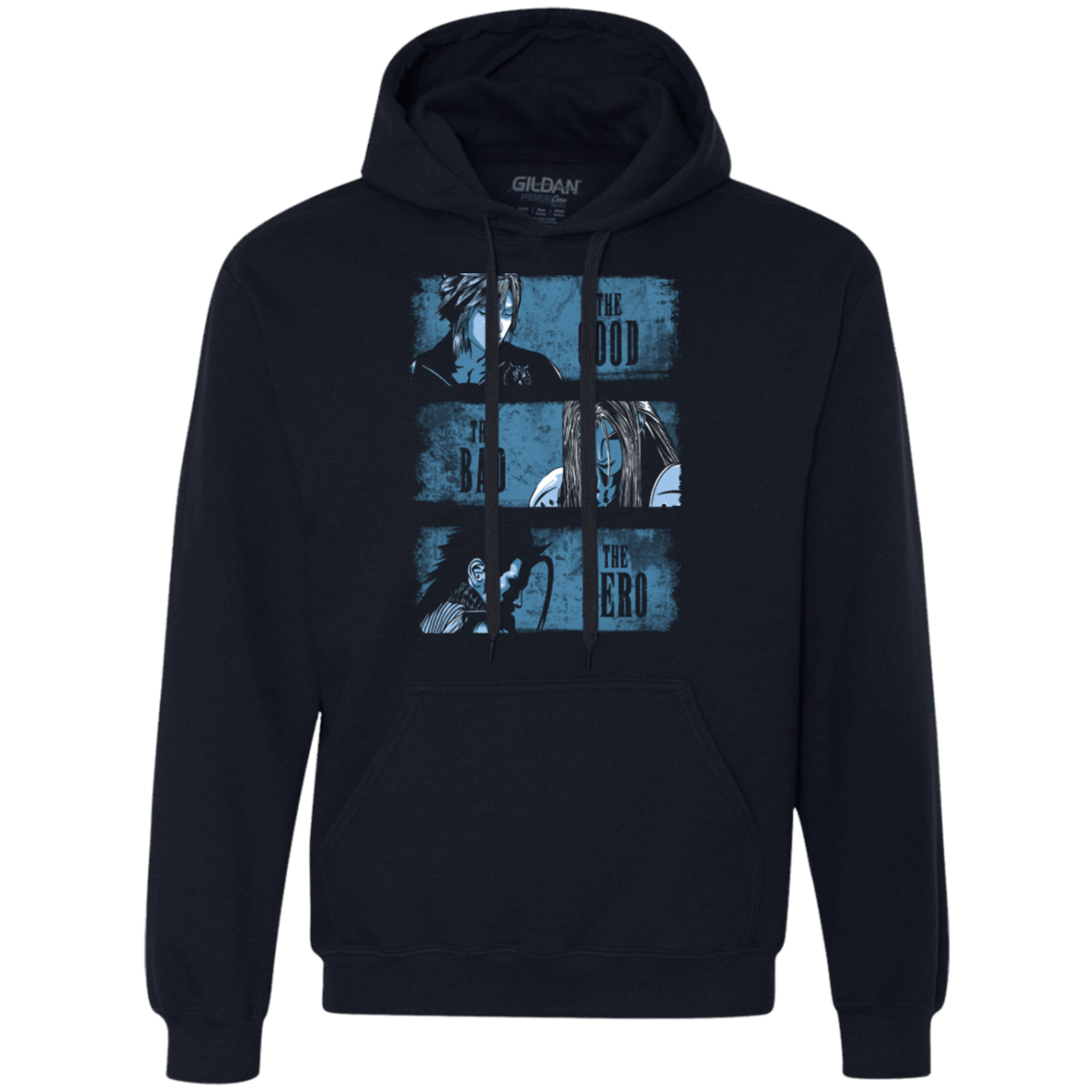 Sweatshirts Navy / Small The Good the Bad and the Hero Premium Fleece Hoodie