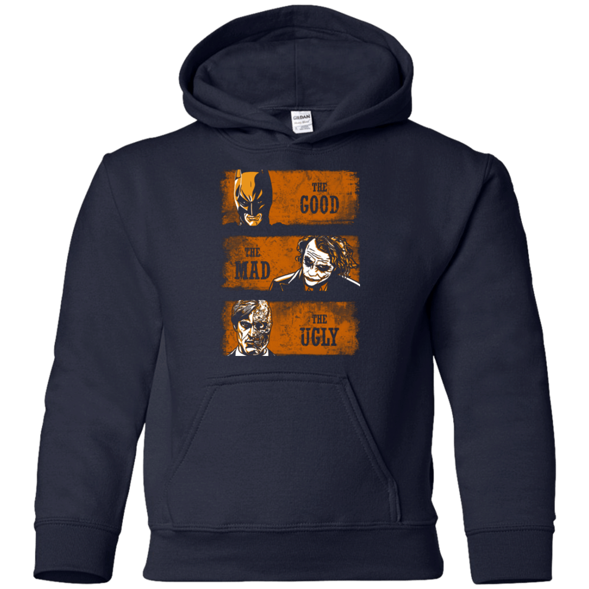 Sweatshirts Navy / YS The Good the Mad and the Ugly2 Youth Hoodie